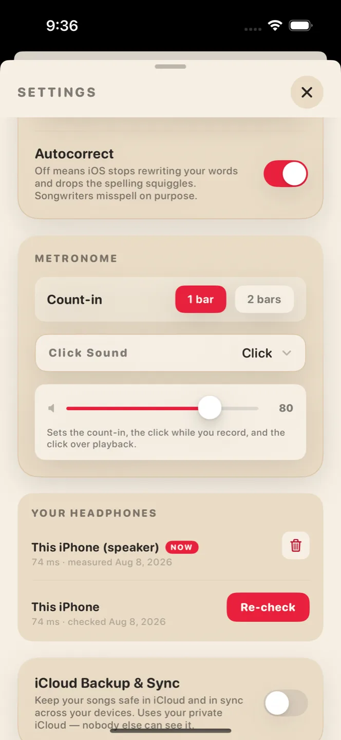 Your headphones, measured and remembered
